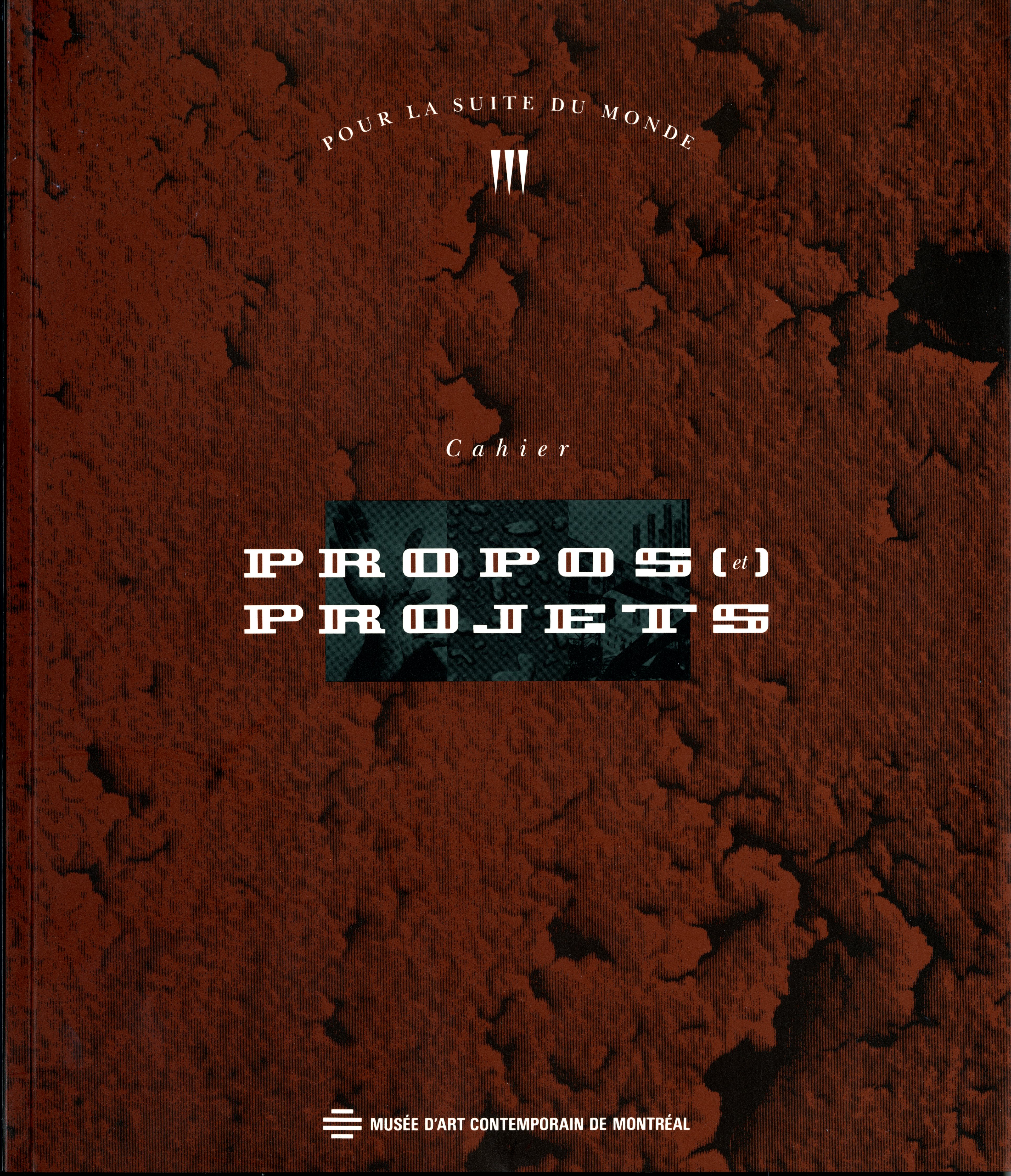cahier : propos et projets