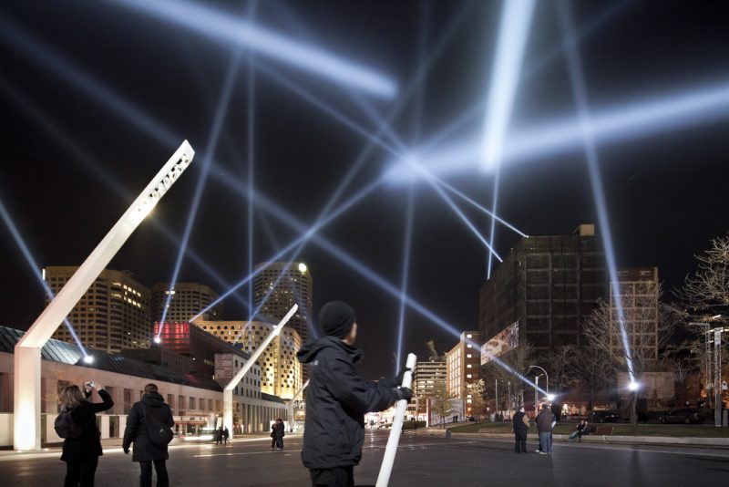 Rafael Lozano-Hemmer, Articulated Intersect, Relational Architecture 18, 2012