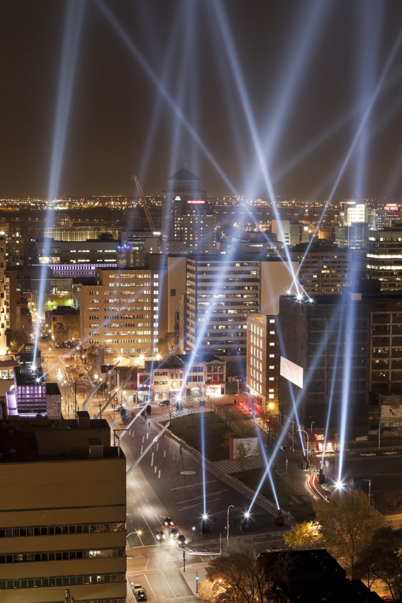 Rafael Lozano-Hemmer, Articulated Intersect, Relational Architecture 18, 2012