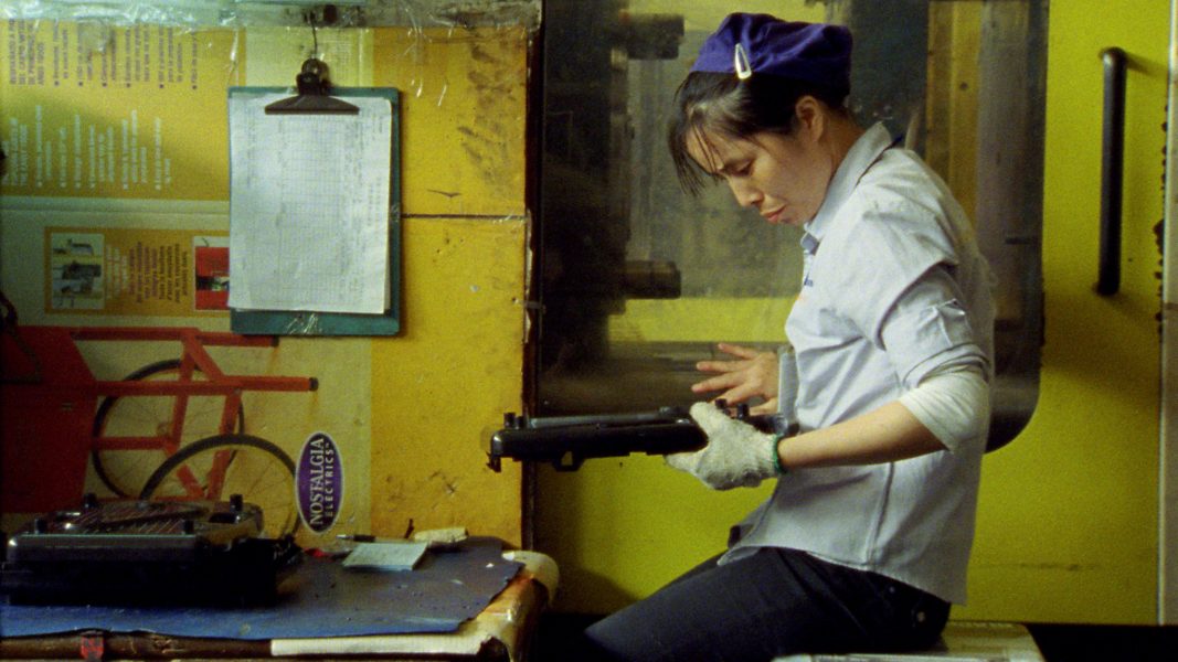 <i>Donlim factory worker, Shenzhen</i>, image from the film