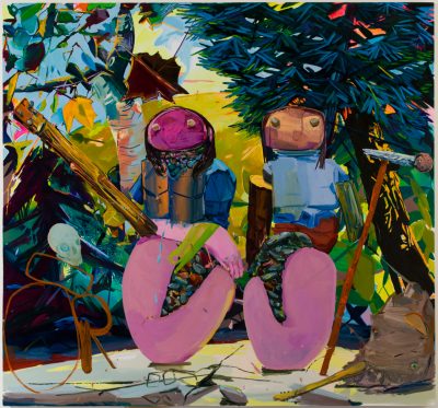 Dana Schutz, Breeders, 2002