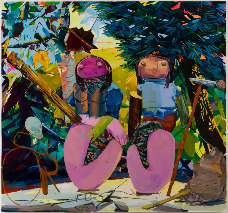 Dana Schutz, Breeders, 2002