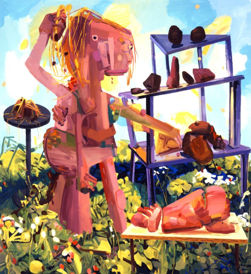 Dana Schutz, Twin Parts, 2004