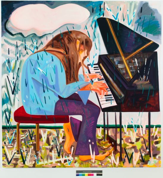 Dana Schutz, <i>Piano in the Rain</i>, 2012