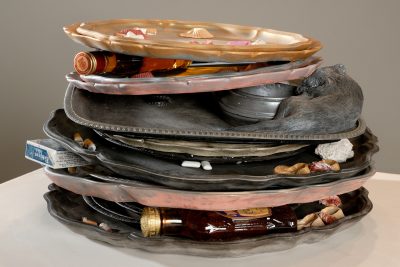 Liz Magor, Stack of Trays, 2008