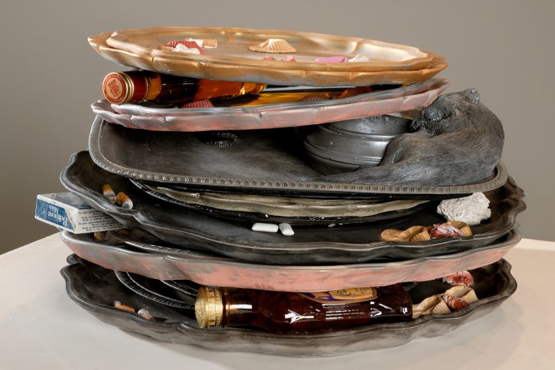 Liz Magor, Stack of Trays, 2008