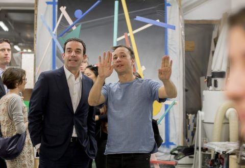 Visit to the studio of artist Anthony Burnham