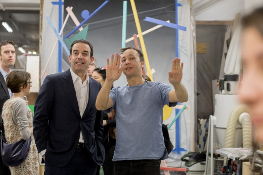 Visite de l’atelier de l’artiste Anthony Burnham