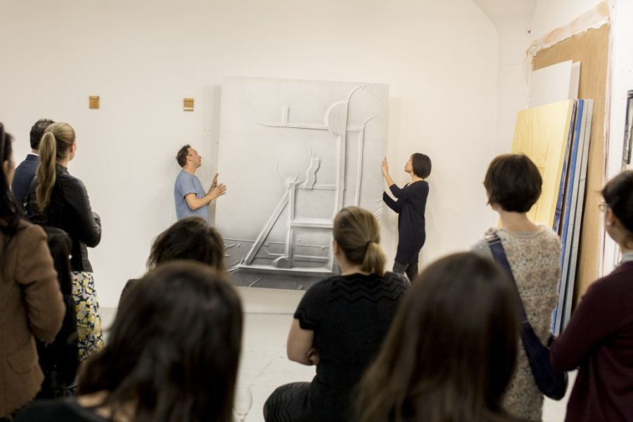 Visite de l’atelier de l’artiste Anthony Burnham