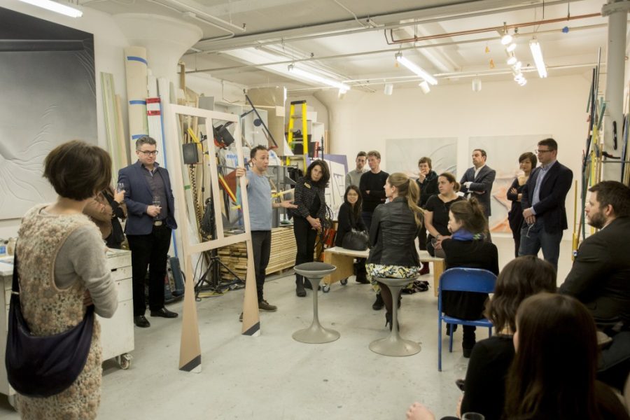 Visite de l’atelier de l’artiste Anthony Burnham
