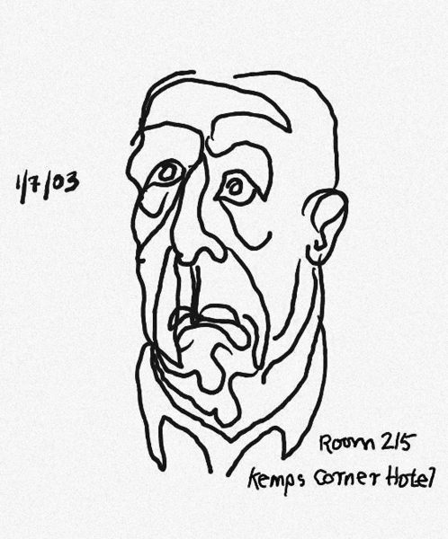 Leonard Cohen, Autoportrait, 2003