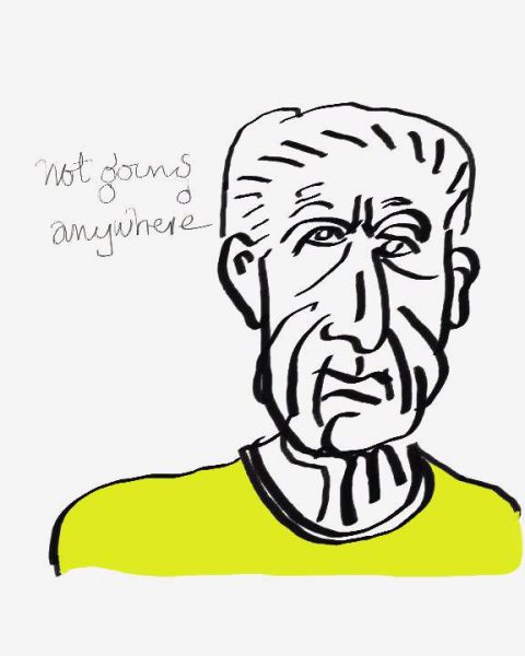 Leonard Cohen, Autoportrait, 2003