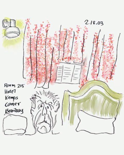 Leonard Cohen, Self-portrait, 2003