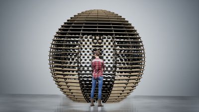 Rafael Lozano-Hemmer, Sphere Packing: Johann Sebastian Bach, Subsculpture 15, 2017