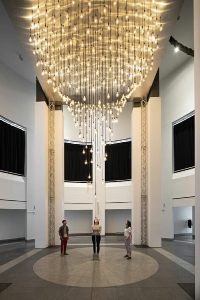Rafael Lozano-Hemmer, Pulse Spiral, 2008