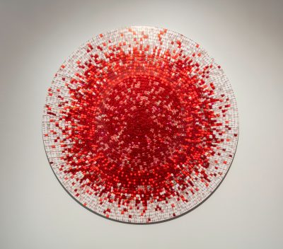 Nadia Myre, Meditations on Red # 2, 2013