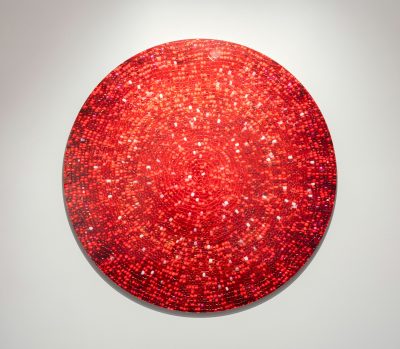 Nadia Myre, Meditations on Red # 3, 2013