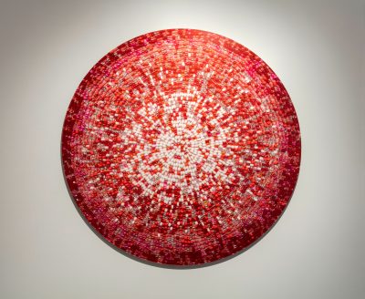 Nadia Myre, Meditations on Red # 4, 2013