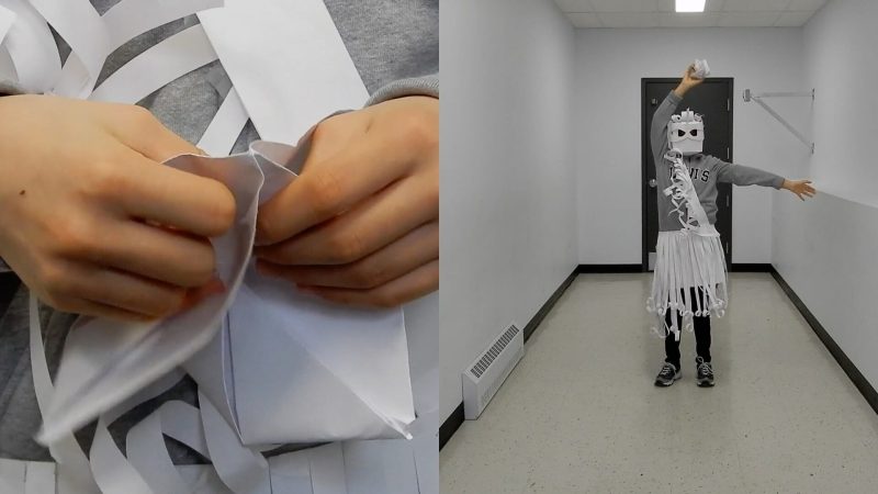 Tout de papier costumés
