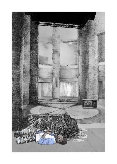 Gisele Amantea, Faux Site, Museum (migrant), 2017