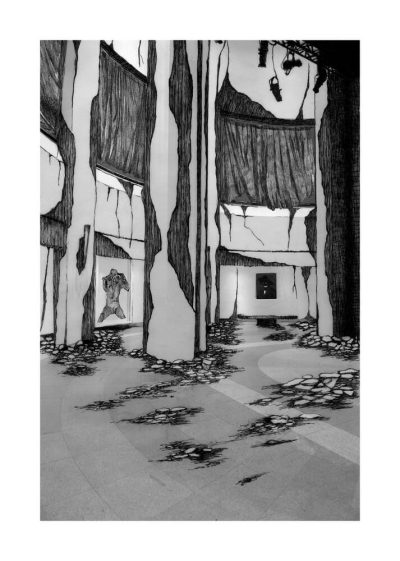 Gisele Amantea, Faux Site, Museum (portrait gallery), 2017