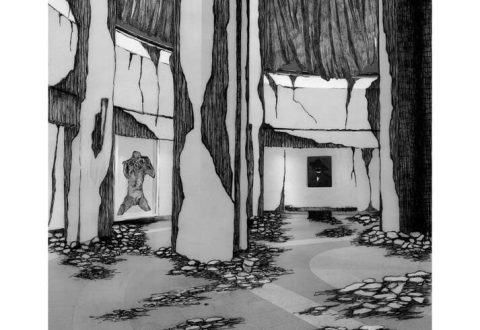 Gisele Amantea, Faux Site, Museum (portrait gallery), 2017
