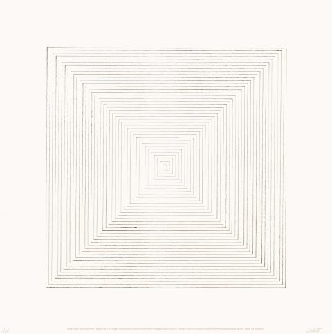 Five Lithograph Projects with Variations (tirée de l’album « Five Lithograph Projects with Variations »), vers 1970, Sol LeWitt, Lithographie, 15/25.