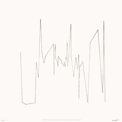Five Lithograph Projects with Variations (tirée de l’album « Five Lithograph Projects with Variations »), vers 1970, Sol LeWitt, Lithographie, 15/25.