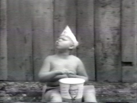 still of Pea Soup, 1978, Black and white video, sound, 94 min.