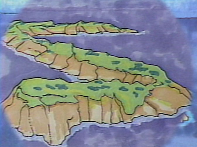 arrêt sur image de Sax Island, 1984, Eric Metcalfe et Hank Bull, Vidéogramme couleur, 11 min. 30 sec., son.